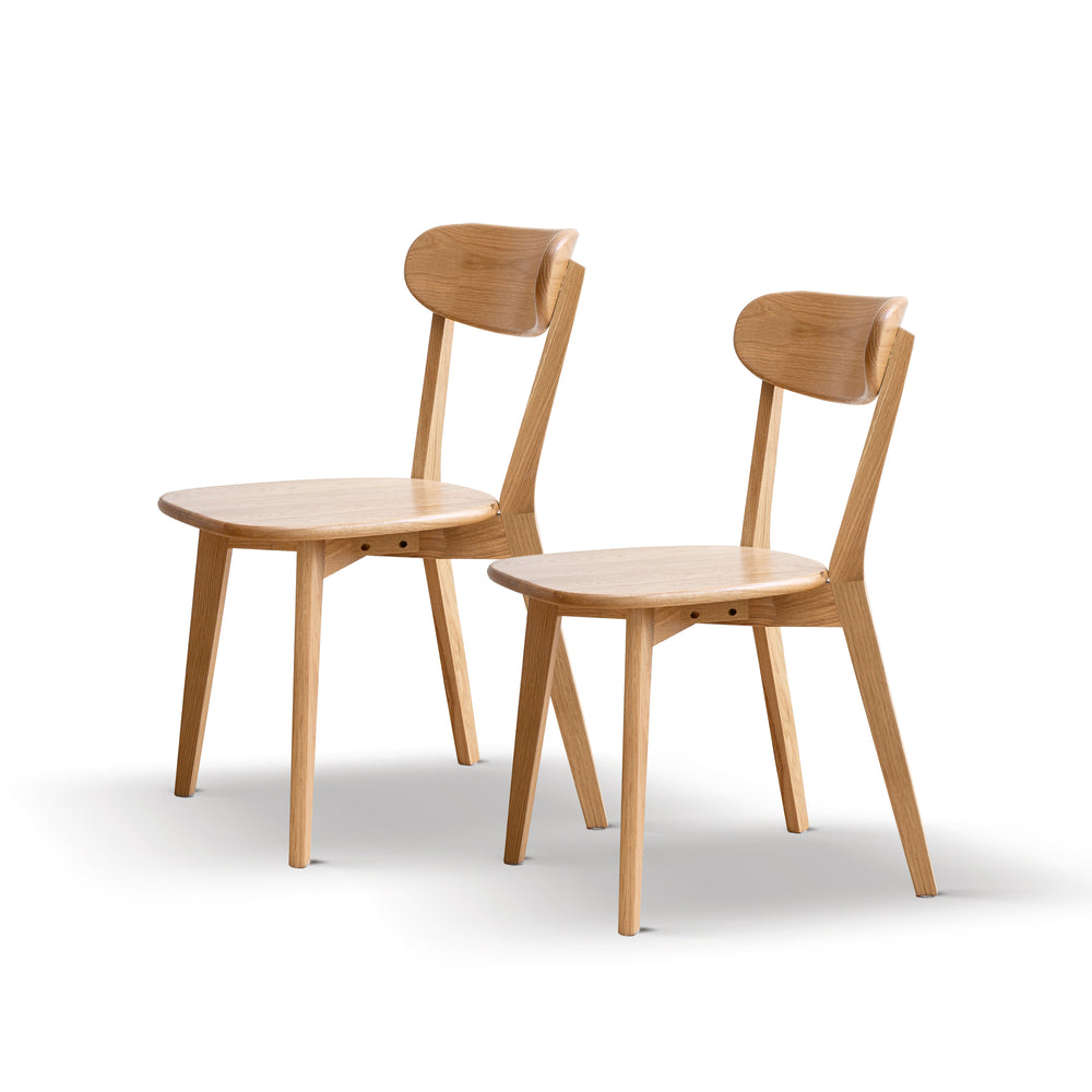 Solid Wood Simple Design Dining Chair with Solid Construction and Classic Profile