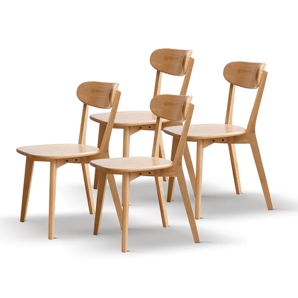 Solid Wood Simple Design Dining Chair with Solid Construction and Classic Profile