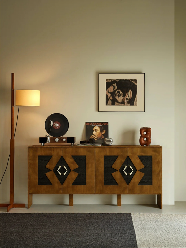 Mid Century Modern Sideboard Buffet Cabinet with Storage