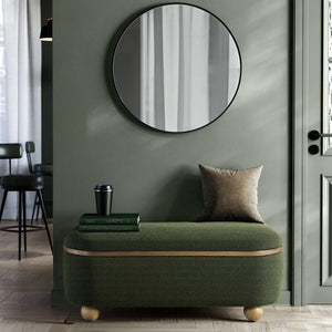 Modern Storage Ottoman Bench Upholstered Seating with Storage