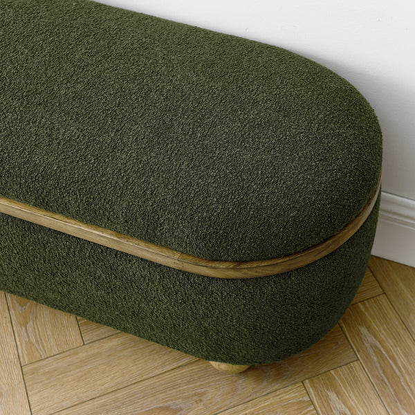 Modern Storage Ottoman Bench Upholstered Seating with Storage