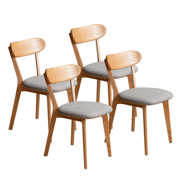 Dining Chair Wooden FAS Grade Oak Natural Wood Made in North America 100% Dirt-free Chair
